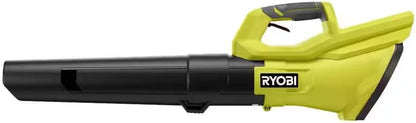 RYOBI Soplador de hojas inalámbrico de iones de litio de 40 voltios, velocidad variable, 120 MPH 550 CFM (solo herramienta); batería y cargador no incluidos, verde, RY40LB01B