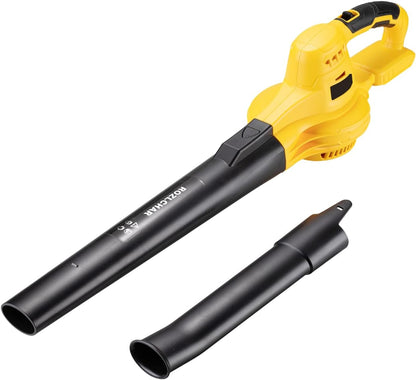 Soplador de hojas inalámbrico para batería Dewalt de 20 V máximo, soplador de hojas eléctrico de mano de 100 CFM para cuidado del césped y limpieza de patio (sin batería)