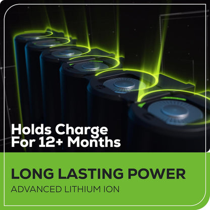 Greenworks Soplador de Hojas axial sin escobillas de 40 V (550 CFM/130 mph) con batería USB de 4 Ah y Cargador