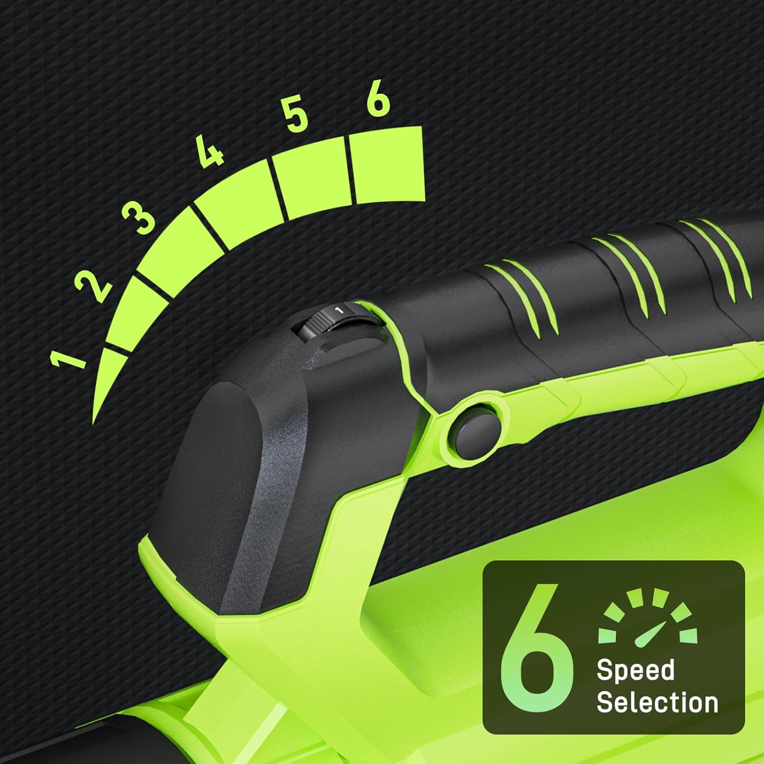 Aokia Soplador de hojas inalámbrico con batería y cargador, sopladores eléctricos de 6 modos de velocidad para el cuidado del césped, limpieza de patio, soplar hojas y nieve, etc.